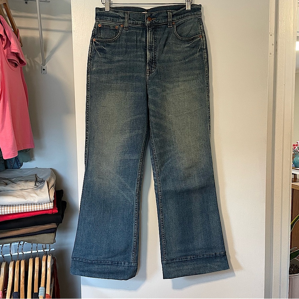 Rivet and Thread flare jeans